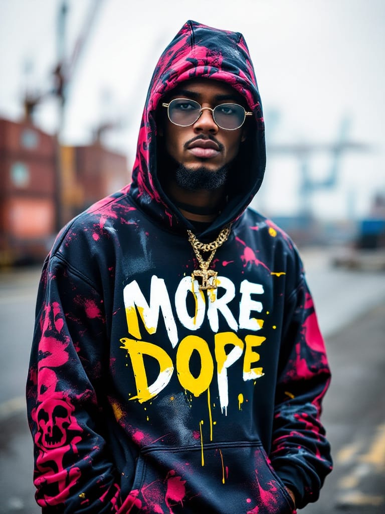 More Dope Splatter Hoodie